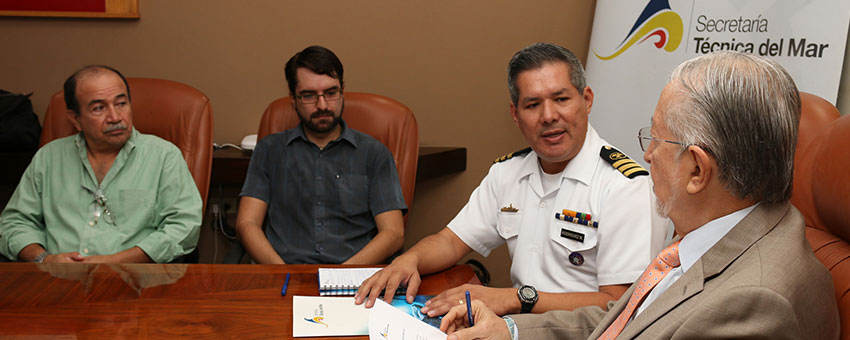 ESPOL y la Secretaría Técnica del Mar firman convenio