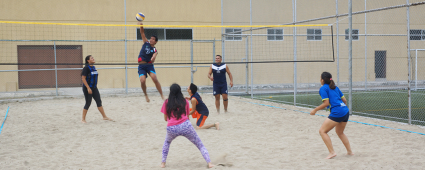 Se inauguro cancha de voleibol de arena en la ESPOL