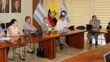 Autoridades de la ESPOL se reúnen con el presidente del CEAACES